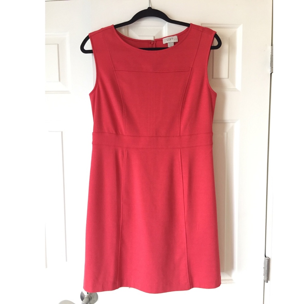 Ann Taylor Loft Petites knit sheath dress.